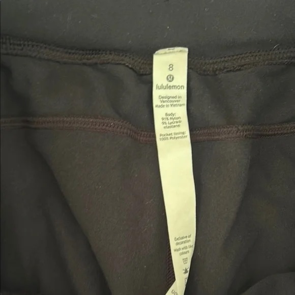 Black Lululemon Align Joggers size 8 - Picture 6 of 6